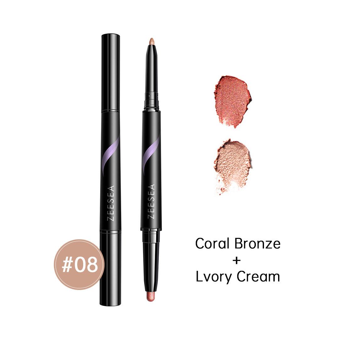 Dual Cream Highlighter Eyeshadow Stick - ZEESEA