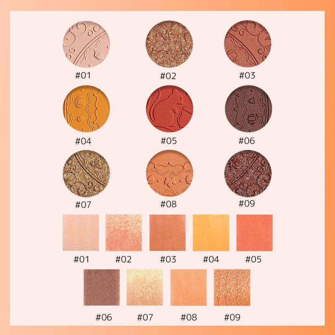 Nine-Color Stunning Crystal Eyeshadow Palette - ZS-1653