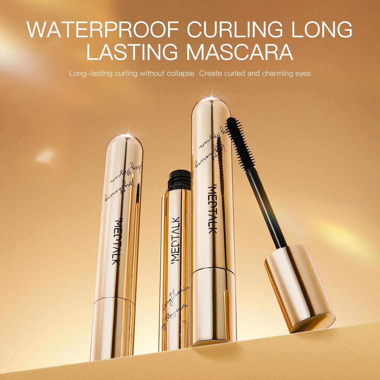 MEDTALK Super Waterproof and Sweat - proof Eyelash Mascara - 