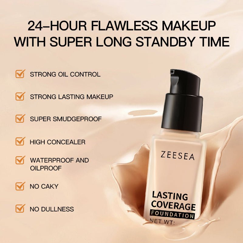 ZEESEA Long - lasting Flawless Liquid Foundation - ZS - 4264