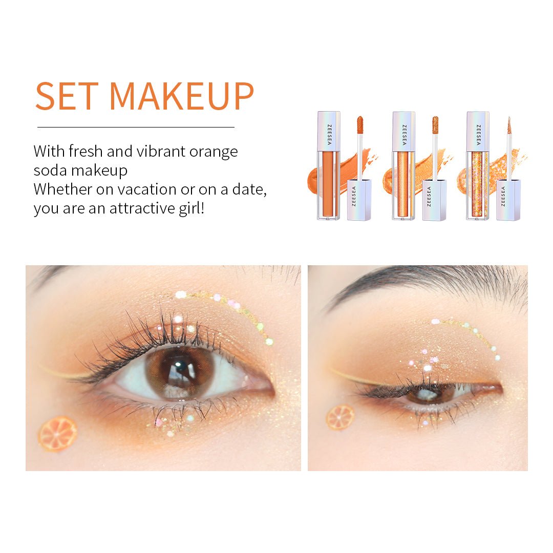 Glitter Liquid Eyeshadow Set -