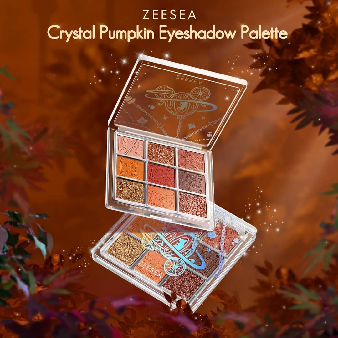 Nine-Color Stunning Crystal Eyeshadow Palette Kit – ZEESEA