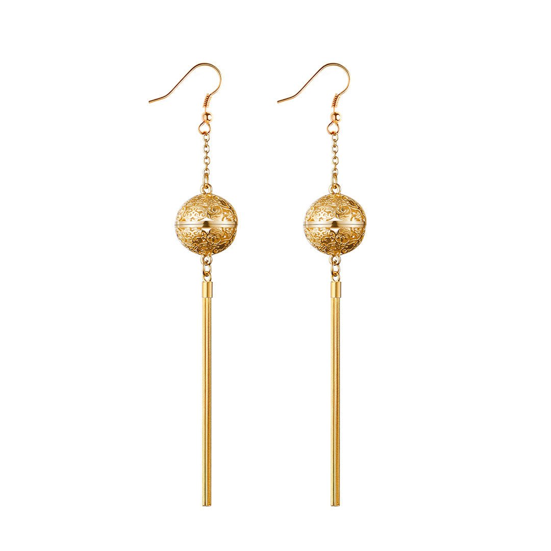 Palace Identity Gilted Tang Earrings - ZG-104-1