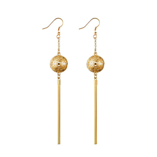 Palace Identity Gilted Tang Earrings - ZG-104-1