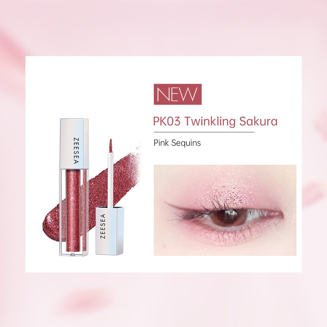 Pink Tones 3-color Liquid Eyeshadow Set - ZS-set490