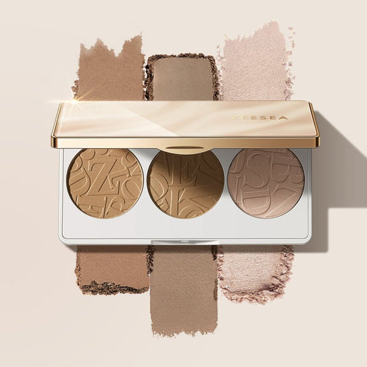 Tricolor Highlighter Contouring Palette - ZS-1977